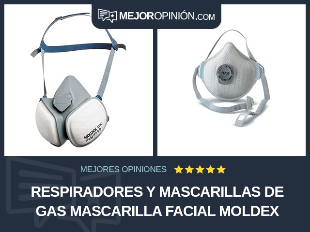 Respiradores y mascarillas de gas Mascarilla facial Moldex