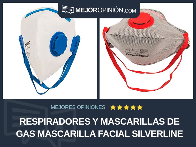 Respiradores y mascarillas de gas Mascarilla facial Silverline Tools