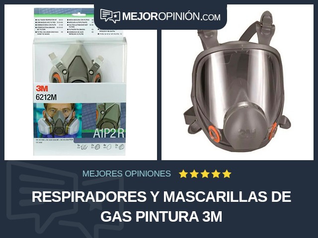 Respiradores y mascarillas de gas Pintura 3M