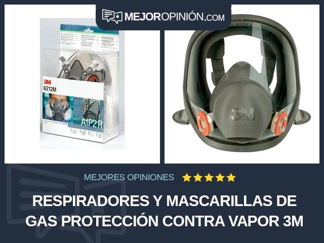 Respiradores y mascarillas de gas Protección contra vapor 3M