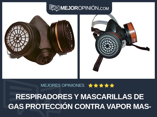 Respiradores y mascarillas de gas Protección contra vapor Mascarilla facial