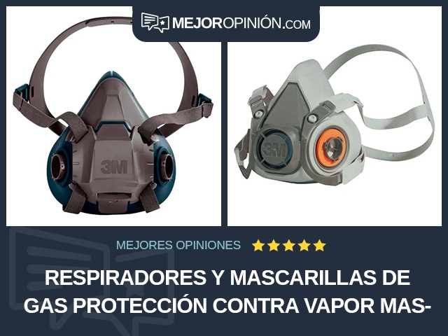 Respiradores y mascarillas de gas Protección contra vapor Mascarilla