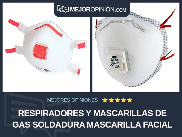 Respiradores y mascarillas de gas Soldadura Mascarilla facial