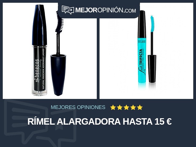 Rímel Alargadora Hasta 15 €