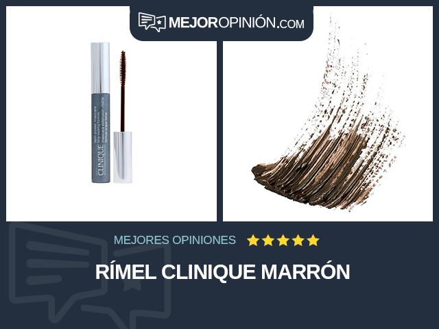 Rímel Clinique Marrón