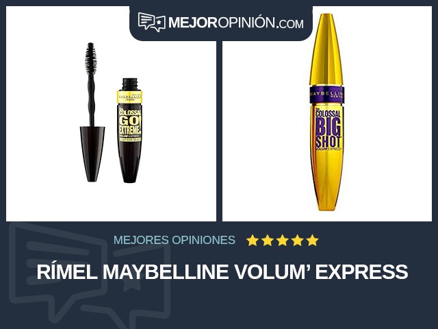 Rímel Maybelline Volum' Express