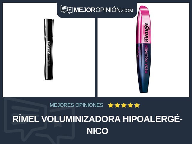 Rímel Voluminizadora Hipoalergénico