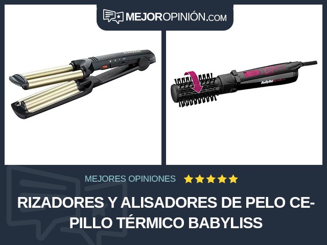 Rizadores y alisadores de pelo Cepillo térmico BaByliss