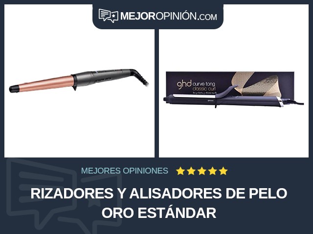 Rizadores y alisadores de pelo Oro Estándar