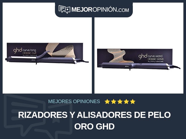 Rizadores y alisadores de pelo Oro ghd