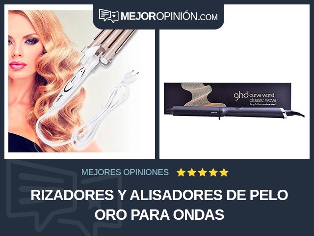 Rizadores y alisadores de pelo Oro Para ondas