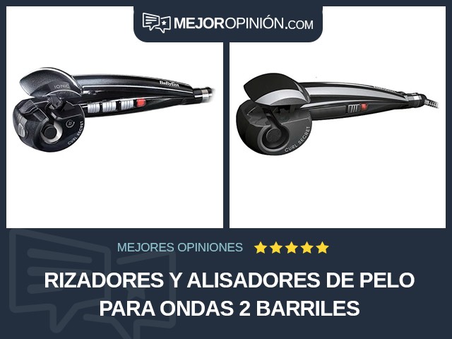 Rizadores y alisadores de pelo Para ondas 2 barriles