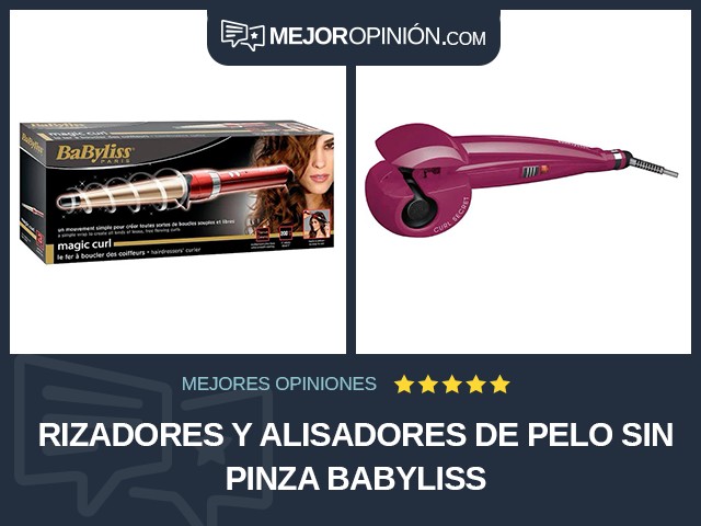 Rizadores y alisadores de pelo Sin pinza BaByliss