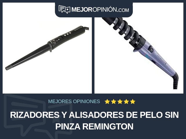 Rizadores y alisadores de pelo Sin pinza Remington