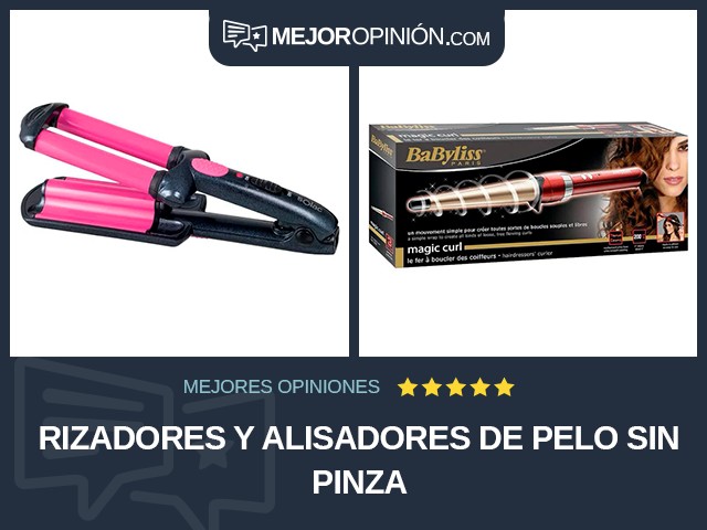 Rizadores y alisadores de pelo Sin pinza