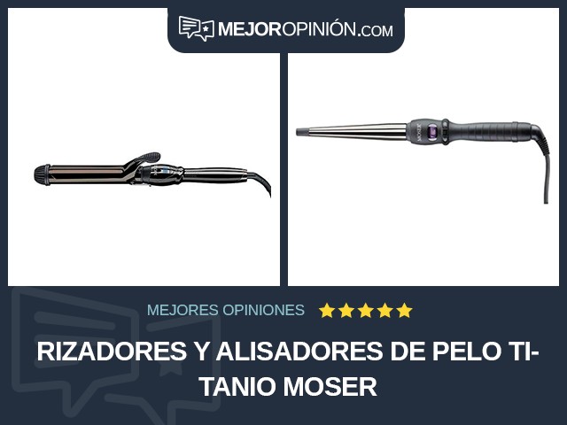 Rizadores y alisadores de pelo Titanio MOSER