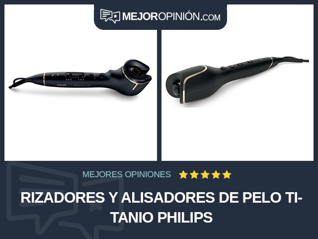 Rizadores y alisadores de pelo Titanio Philips