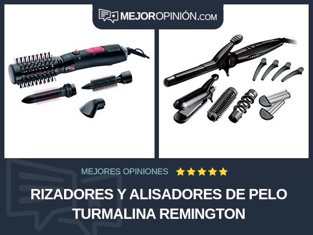 Rizadores y alisadores de pelo Turmalina Remington