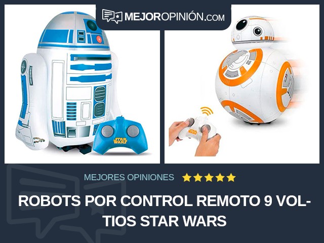 Robots por control remoto 9 voltios Star Wars