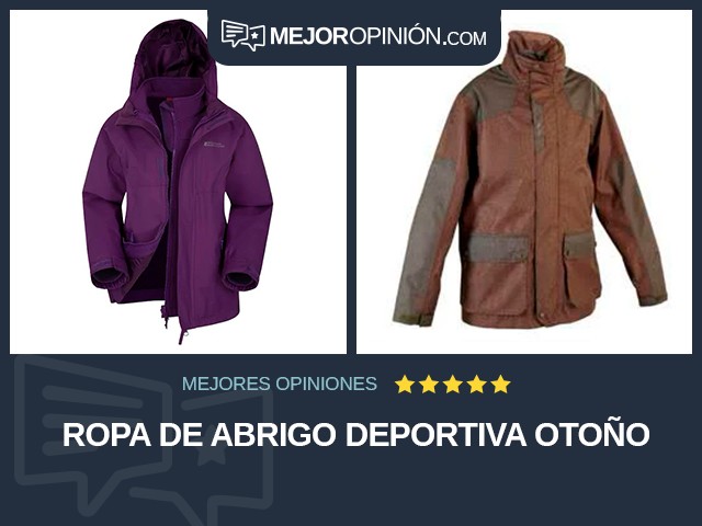 Ropa de abrigo Deportiva Otoño