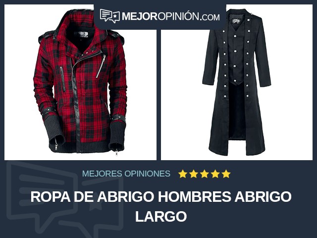 Ropa de abrigo Hombres Abrigo largo