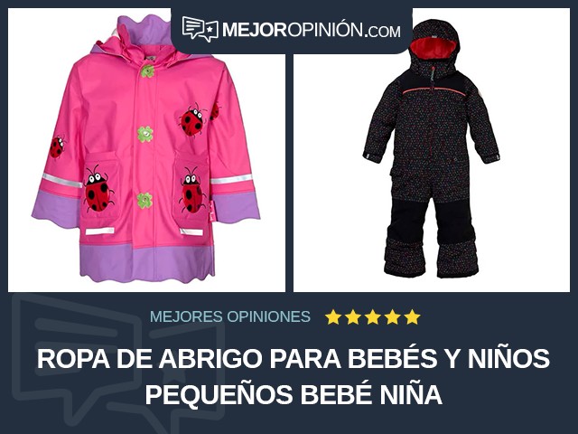 Ropa de abrigo para bebés y niños pequeños Bebé Niña