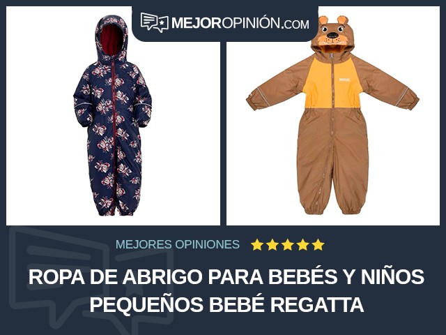 Ropa de abrigo para bebés y niños pequeños Bebé Regatta