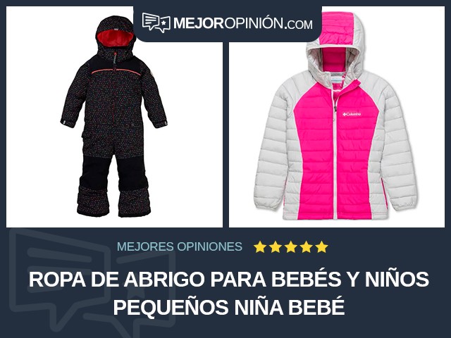 Ropa de abrigo para bebés y niños pequeños Niña Bebé