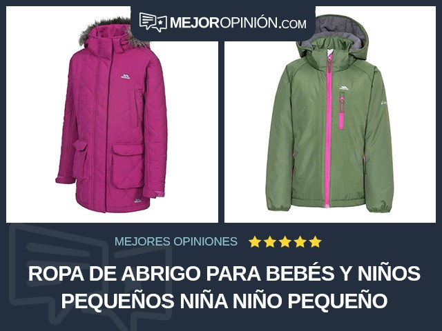 Ropa de abrigo para bebés y niños pequeños Niña Niño pequeño