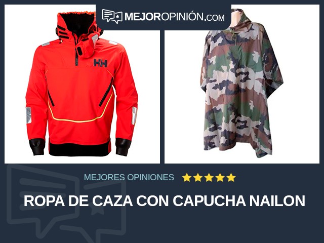 Ropa de caza Con capucha Nailon