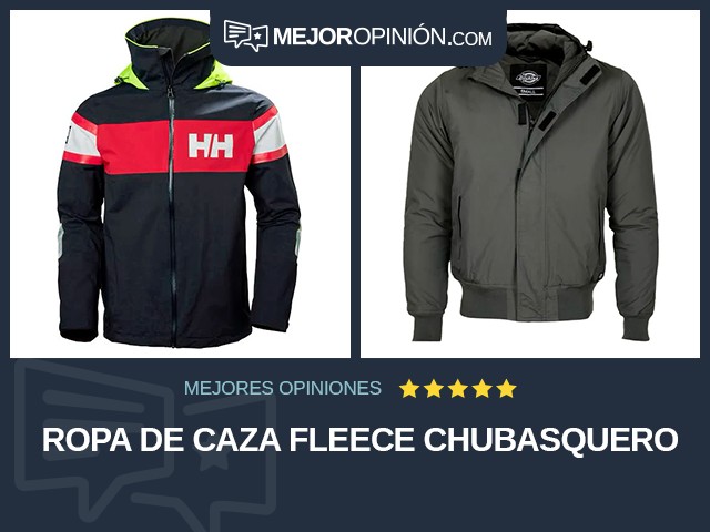 Ropa de caza Fleece Chubasquero