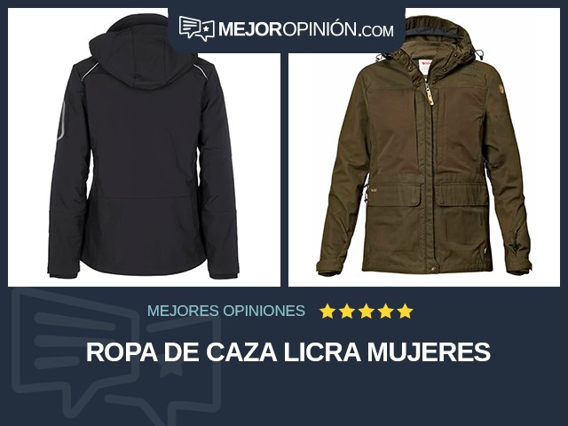 Ropa de caza Licra Mujeres