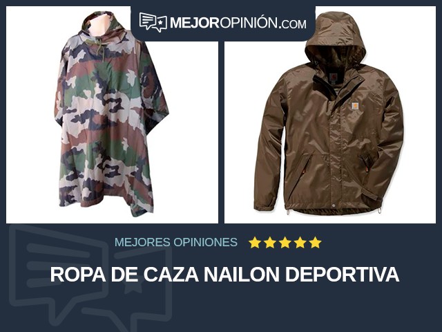 Ropa de caza Nailon Deportiva