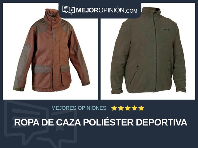 Ropa de caza Poliéster Deportiva