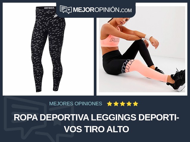 Ropa deportiva Leggings deportivos Tiro alto