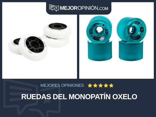 Ruedas del monopatín Oxelo