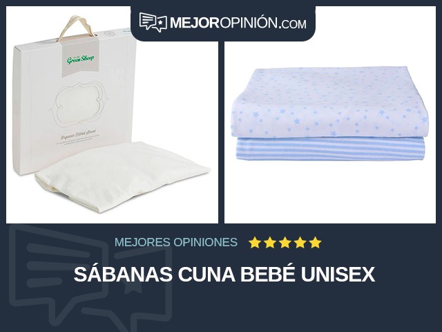 Sábanas Cuna Bebé unisex