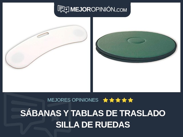 Sábanas y tablas de traslado Silla de ruedas