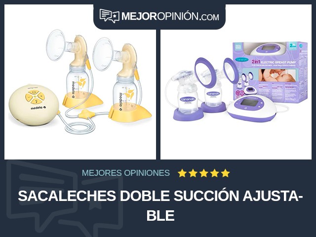 Sacaleches Doble Succión ajustable