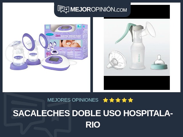 Sacaleches Doble Uso hospitalario