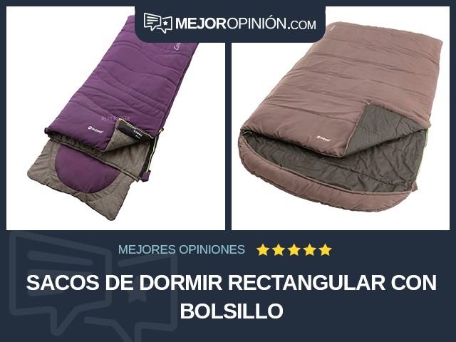 Sacos de dormir Rectangular Con bolsillo