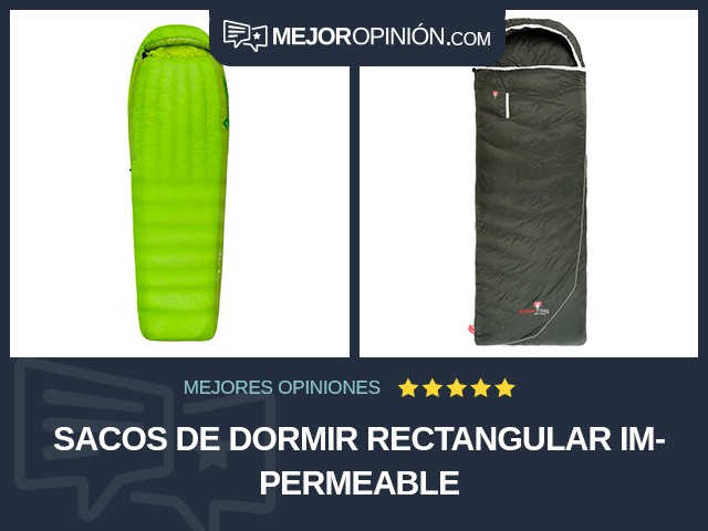 Sacos de dormir Rectangular Impermeable