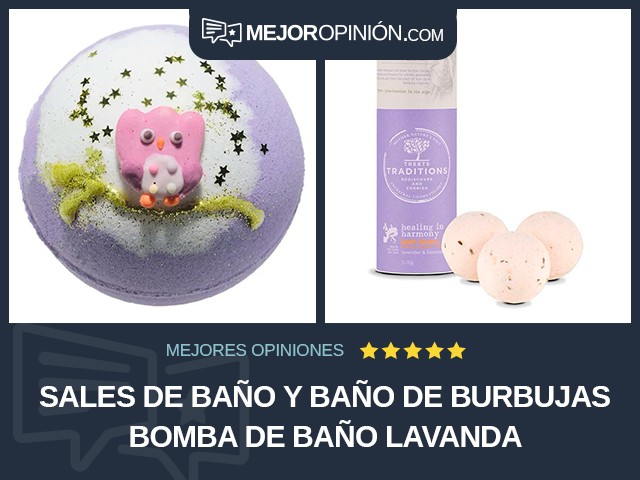 Sales de baño y baño de burbujas Bomba de baño Lavanda