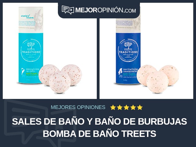 Sales de baño y baño de burbujas Bomba de baño Treets