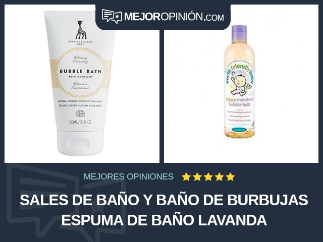 Sales de baño y baño de burbujas Espuma de baño Lavanda