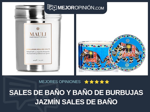 Sales de baño y baño de burbujas Jazmín Sales de baño