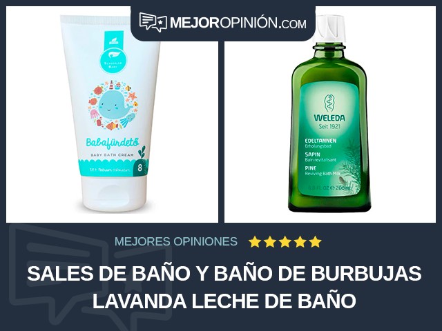 Sales de baño y baño de burbujas Lavanda Leche de baño