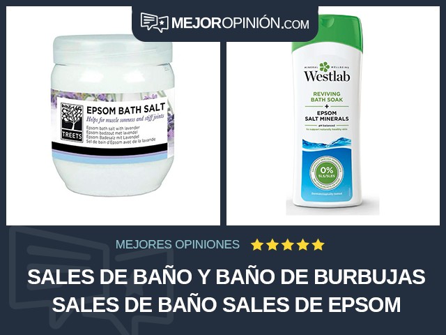 Sales de baño y baño de burbujas Sales de baño Sales de Epsom