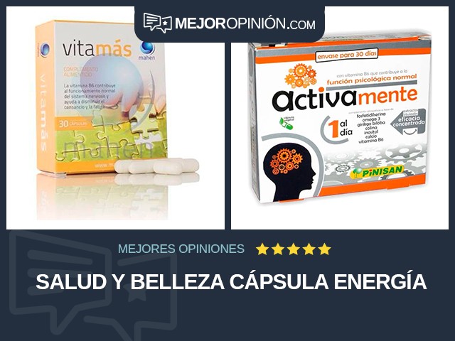 Salud y belleza Cápsula Energía