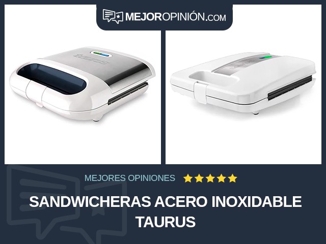 Sandwicheras Acero inoxidable Taurus